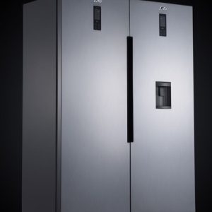 یخچال و فریزر-دوقلو-مدل مکس پلاس- آبریزدار- استیل لایف