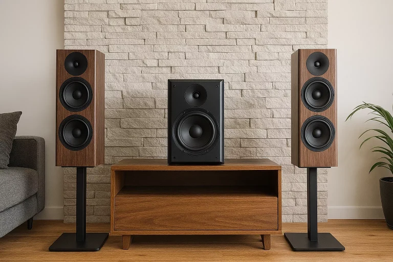 تصویر یک سیستم باند و اسپیکر باشایان